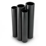 HDPE Pipes PE 100 Pressure 12.5 Bar Outside Diameter 225 mm Thickness 16.6 mm Black