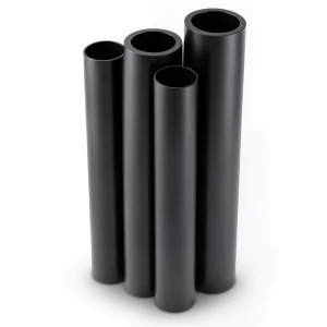 مواسير HDPE PE 80 ضغط 10 بار قطر خارجي 225 مم سمك 16.6 مم لون أسود