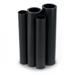 مواسير HDPE PE 100 ضغط 12.5 بار قطر خارجي 225 مم سمك 16.6 مم لون أسود