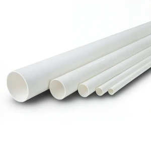 مواسير UPVC ضغط 17.2 بار مقاس 3 إنش سمك 5.23 مم لون أبيض