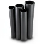 HDPE Pipes PE 100 Pressure 12.5 Bar Outside Diameter 250 mm Thickness 18.4 mm Black