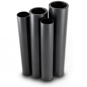 HDPE Pipes PE 100 Pressure 12.5 Bar Outside Diameter 250 mm Thickness 18.4 mm Black