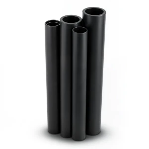 مواسير HDPE الراجحي PE 80 ضغط 10 بار قطر خارجي 250 مم سمك 18.4 مم لون أسود