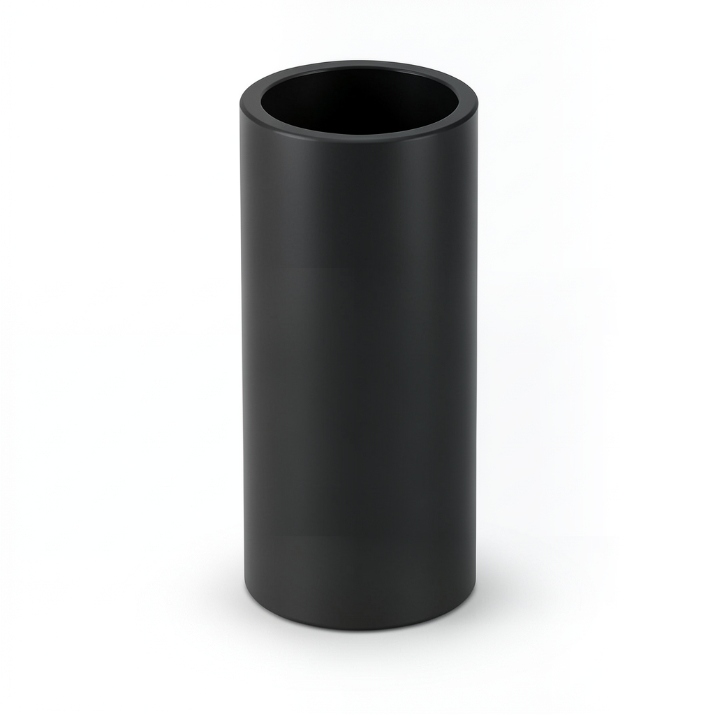 أنابيب HDPE PE 80 ضغط 10 بار قطر خارجي 560 مم سمك 41.2 مم لون أسود