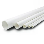 UPVC Pipes Nominal Pressure 17.2 Bar Size 8 Inch Thickness 12.9 mm White