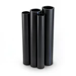 أنابيب HDPE PE 80 ضغط 10 بار قطر خارجي 630 مم سمك 46.3 مم لون أسود