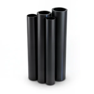 HDPE Pipes PE 80 Pressure 10 Bar Outer Diameter 630 mm Thickness 46.3 mm Black