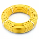 أنابيب HDPE الراجحي PE 80 ضغط 4.8 بار قطر خارجي 63 مم سمك 3.6 مم لون أصفر 