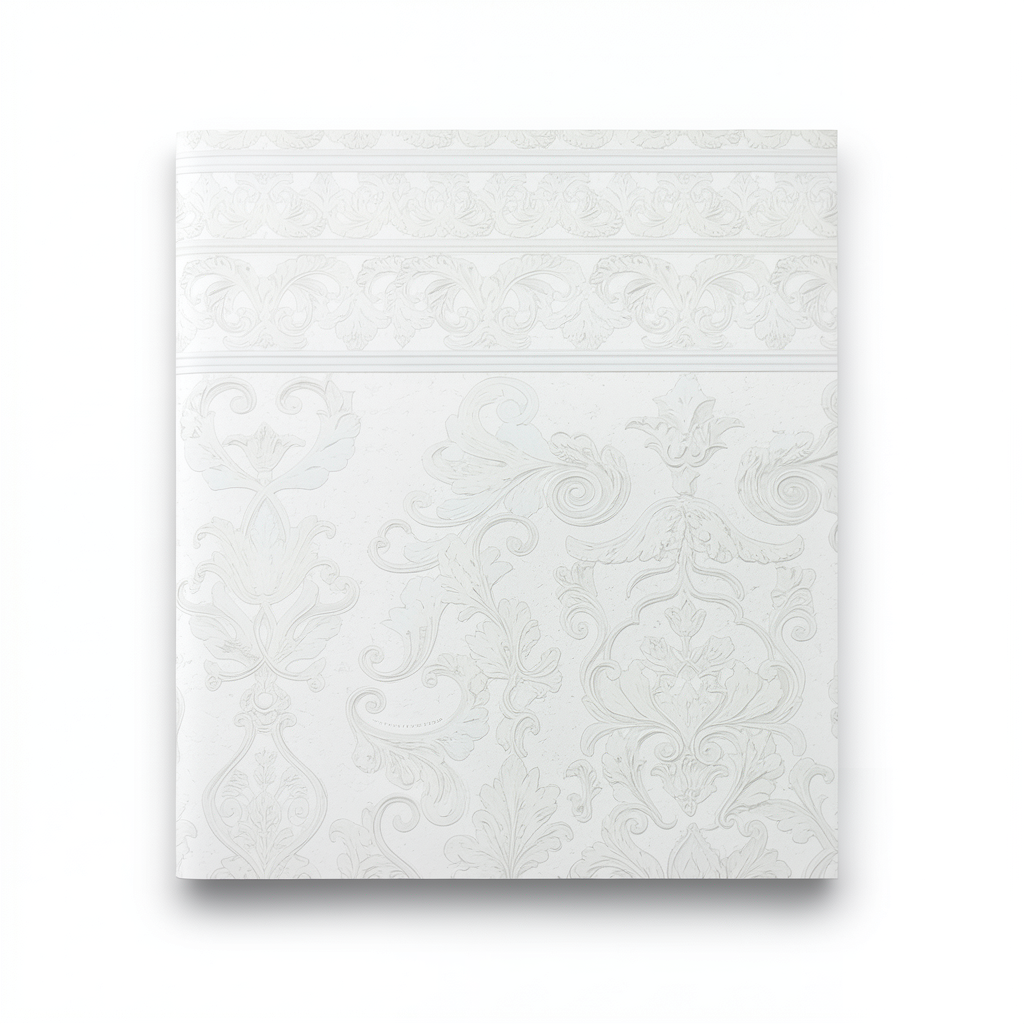 Italian Wall Decoration 10m×1.06m Off White, Model 85077