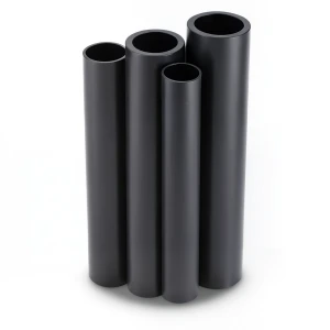 HDPE Pipes PE 80 Pressure 10 Bar Outer Diameter 710 mm Thickness 52.2 mm Black