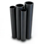 أنابيب HDPE PE 80 ضغط 10 بار قطر خارجي 800 مم سمك 58.8 مم لون أسود