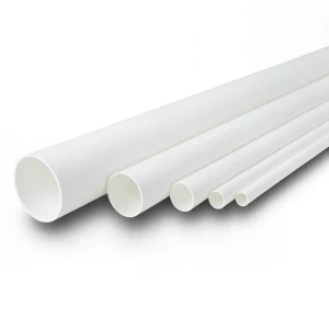 مواسير UPVC ضغط اسمي 21.7 بار مقاس 1/2 إنش سمك 1.57 مم لون أبيض