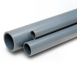 مواسير UPVC جدول 80 مقاس 3/4 إنش سمك 3.91 مم لون رمادي