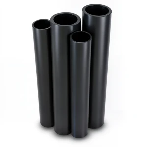 أنابيب HDPE PE 80 ضغط 10 بار قطر خارجي 800 مم سمك 58.8 مم لون أسود