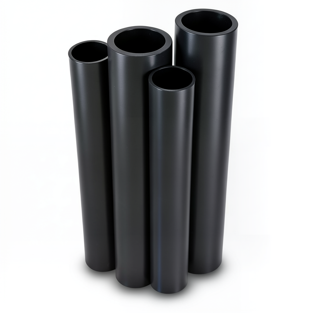HDPE Pipes PE 80 Pressure 10 Bar Outer Diameter 800 mm Thickness 58.8 mm Black