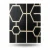Geometric Wallpaper, Length 10 m, Black with Beige, Model Z80023