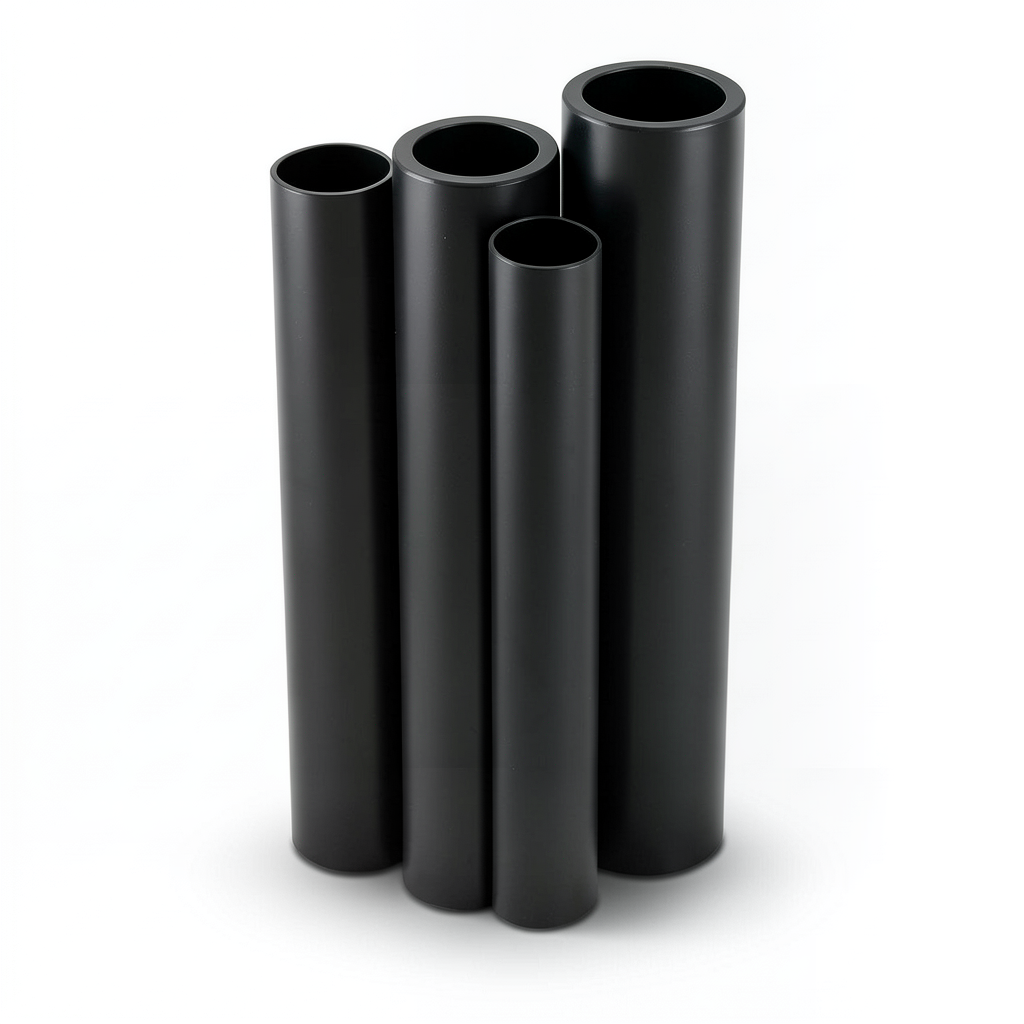 أنابيب HDPE الراجحي PE 80 ضغط 10 بار قطر خارجي 1200 مم سمك 88.2 مم أسود