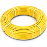 أنابيب HDPE الراجحي PE 80 ضغط 4.8 بار قطر خارجي 110 مم سمك 6.3 مم لون أصفر 