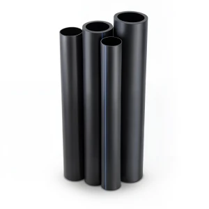 أنابيب HDPE PE 80 ضغط 10 بار قطر خارجي 1400 مم سمك 102.9 مم لون أسود