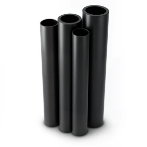 أنابيب HDPE PE 80 ضغط 10 بار قطر خارجي 1600 مم سمك 117.6 مم لون أسود