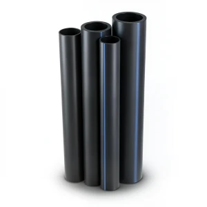 مواسير HDPE PE 80 ضغط 10 بار قطر خارجي 280 مم سمك 20.6 مم لون أسود