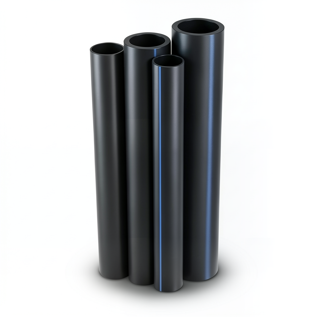 HDPE Pipes PE 80 Pressure 10 Bar Outside Diameter 280 mm Thickness 20.6 mm Black