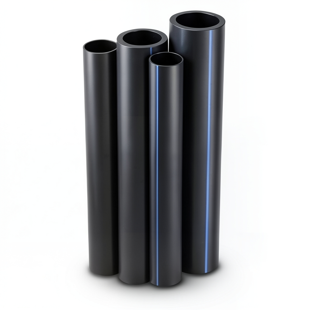 مواسير HDPE PE 100 ضغط 12.5 بار قطر خارجي 280 مم سمك 20.6 مم لون أسود