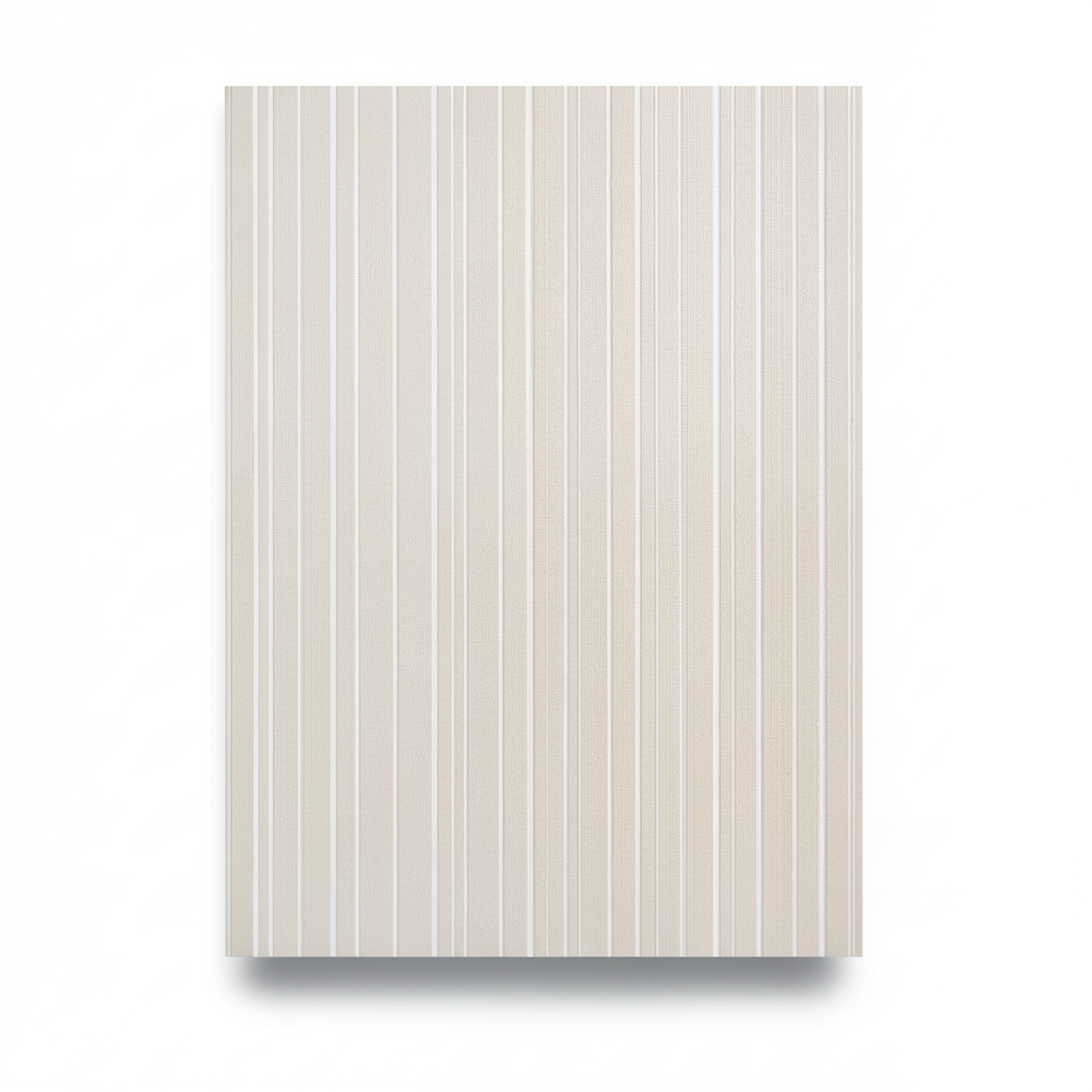 Italian Striped Wallpaper 10m×1.06m Light Beige, Model 5828
