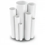 UPVC Pipes Modern Technology Nominal Pressure 10 Bar Outside Diameter 125 mm Thickness 6 mm White Colour
