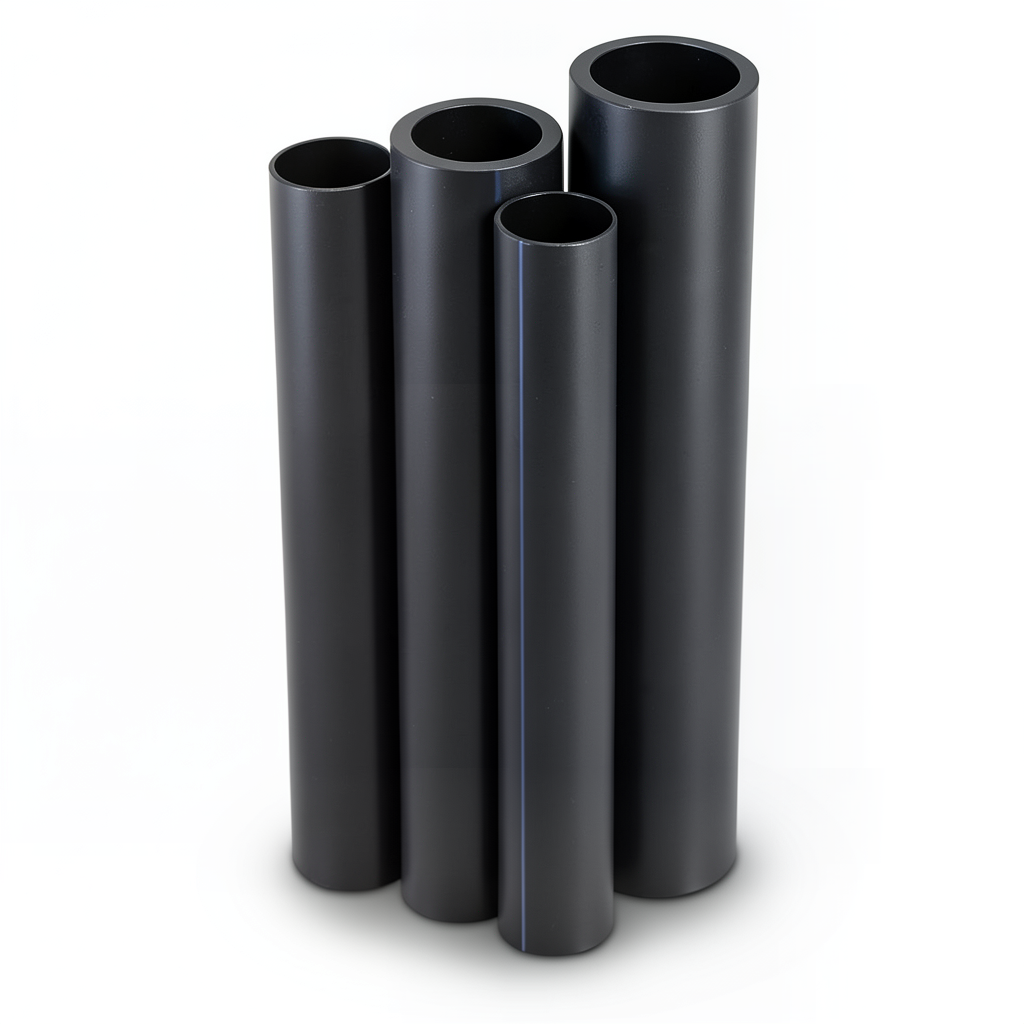 مواسير HDPE PE 80 ضغط 12.5 بار قطر خارجي 315 مم سمك 28.6 مم لون أسود