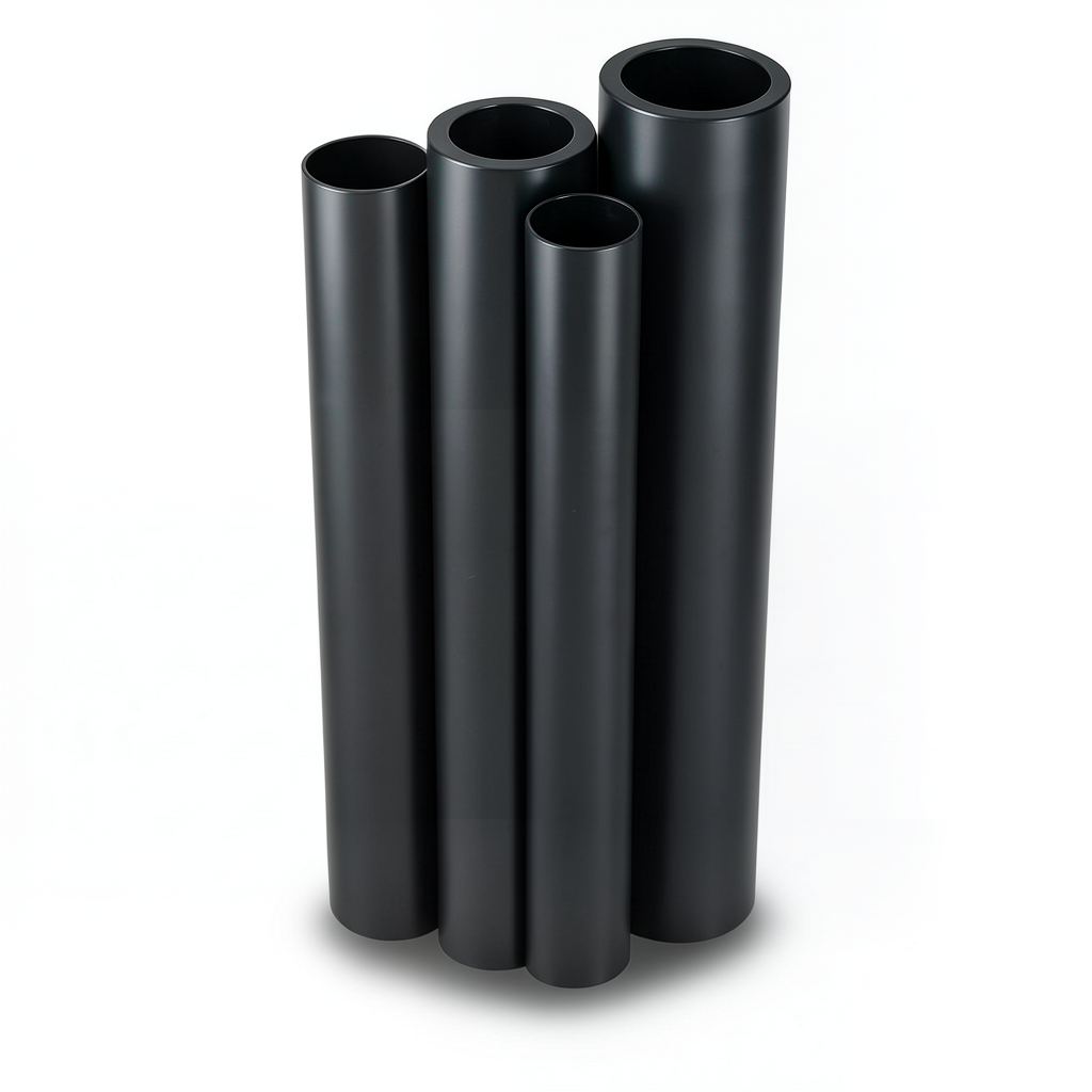 Al-Rajhi HDPE Pipes PE 80 Pressure 12.5 Bar Outside Diameter 400 mm Thickness 36.3 mm Black