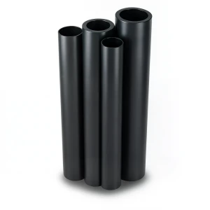 مواسير HDPE الراجحي PE 80 ضغط 12.5 بار قطر خارجي 400 مم سمك 36.3 مم لون أسود