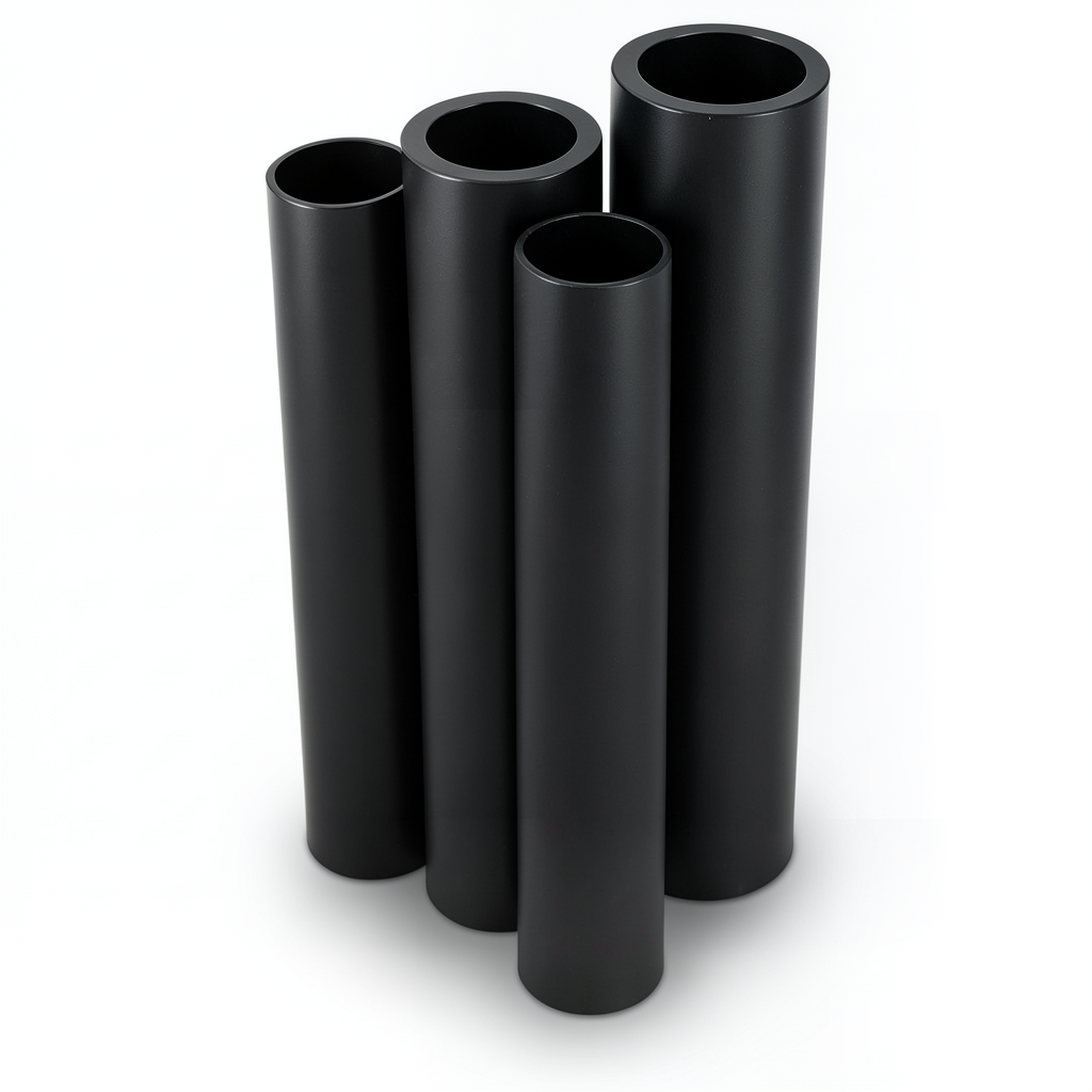 HDPE Pipes PE 80 Pressure 12.5 Bar Outside Diameter 450 mm Thickness 40.9 mm Black