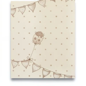Youth and Children Wall Decoration 10m x 0.53m Light Beige