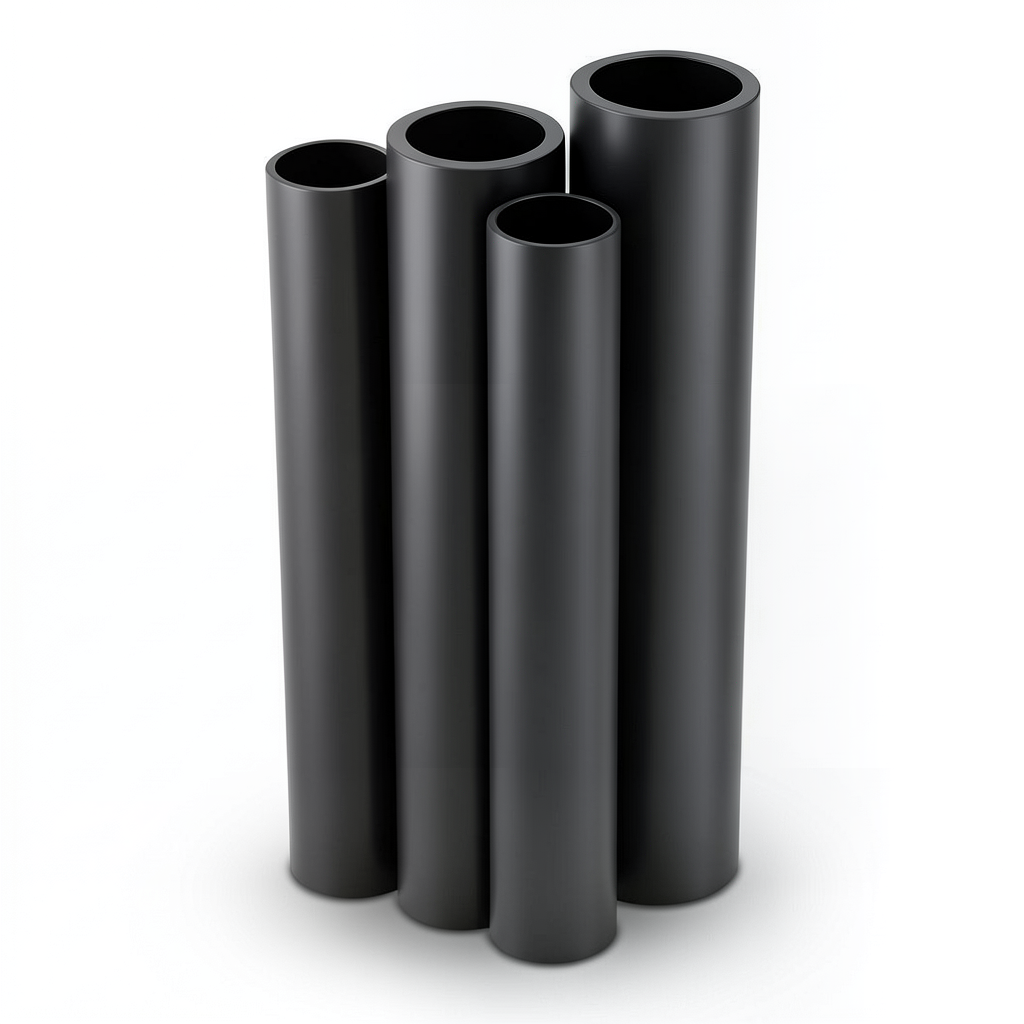 HDPE Pipes PE 80 Pressure 12.5 Bar Outside Diameter 500 mm Thickness 45.4 mm Black