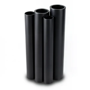 أنابيب HDPE PE 80 ضغط 12.5 بار قطر خارجي 630 مم سمك 57.2 مم لون أسود