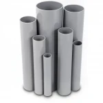 UPVC Pipes Modern Technology Nominal Pressure 16 Bar Outside Diameter 110 mm Thickness 8.2 mm Gray Colour