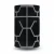 Italian Wall Covering, Black with Gray, Geometric Design, Roll Length 10 m, Model Z80024