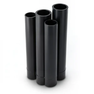 أنابيب HDPE PE 80 ضغط 12.5 بار قطر خارجي 900 مم سمك 81.7 مم لون أسود