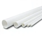 مواسير UPVC ضغط اسمي 11 بار مقاس 6 إنش سمك 6.48 مم لون أبيض