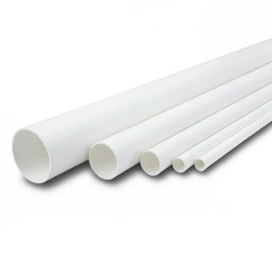مواسير UPVC ضغط اسمي 11 بار مقاس 6 إنش سمك 6.48 مم لون أبيض