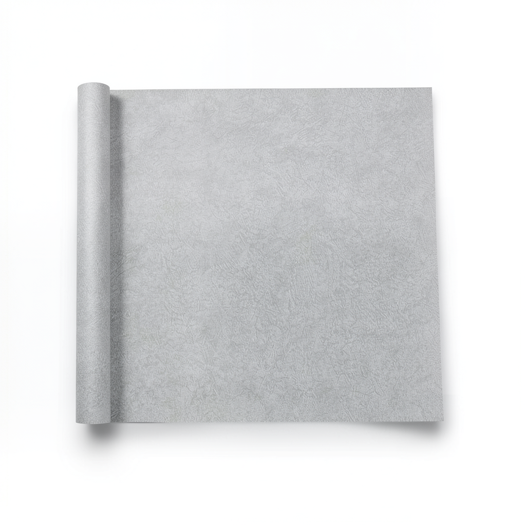 Italian Wall Covering Gray Color, 10m Length, 1.06m Width