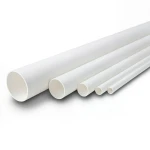 مواسير UPVC ضغط 13.8 بار مقاس ¼ 1 إنش سمك 2.01 مم لون أبيض