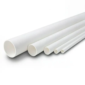 مواسير UPVC ضغط 13.8 بار مقاس ¼ 1 إنش سمك 2.01 مم لون أبيض