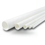 مواسير UPVC ضغط 13.8 بار مقاس ½ 1 إنش سمك 2.29 مم لون أبيض
