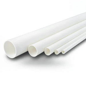 مواسير UPVC ضغط 13.8 بار مقاس ½ 1 إنش سمك 2.29 مم لون أبيض