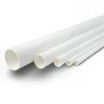 مواسير UPVC ضغط اسمي 13.8 بار مقاس 2 إنش سمك 2.87 مم لون أبيض