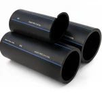 أنابيب HDPE السعودي PE 100 ضغط 6 بار قطر خارجي 90 مم سمك 3.5 مم لون اسود
