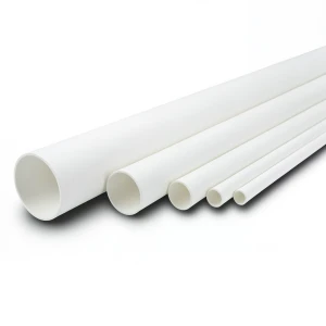مواسير UPVC ضغط اسمي 17.2 بار مقاس ½ 1 إنش سمك 2.84 مم لون أبيض