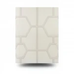 Geometric Wallpaper, Length 10 m, Light Beige Color, Model Z80028